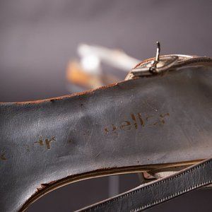 1970s Square Heeled Flats Shoes
